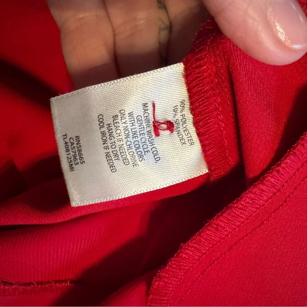 Leith oversized red blazer nwot super lightweight perfect to dress up or down - Picture 5 of 5